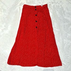 H&M polka dot skirt
